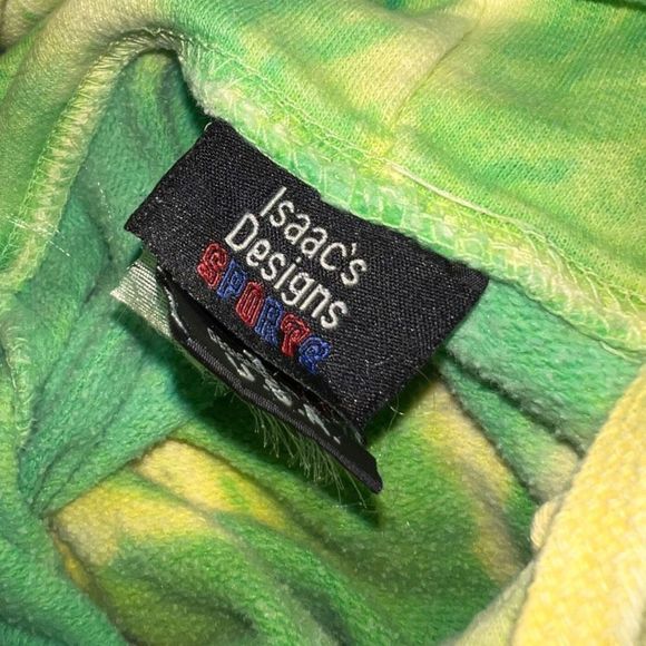 Unisex Isaac Designs Sports GREEN BAY PACKERS Tie Dye Hoodie Size Small - Picture 5 of 6